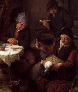 adriaen van ostade, Peasant Family in a Cottage Interior